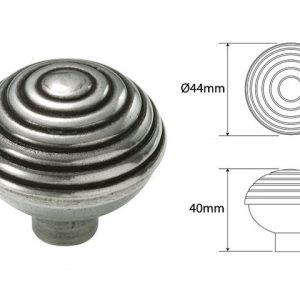 Finesse PCK003 Pewter Beehive Cabinet Knob