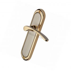 Heritage Brass Ambassador Door Handle on Plate (Set)