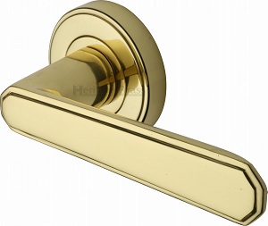 Heritage Brass CEN1924 Century Door Handle on Round Rose (Set)