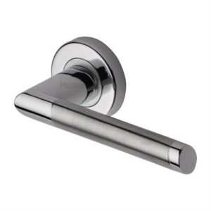 Heritage Brass ELL4242 Ellipse Door Handle on Round Rose (Set)