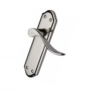 Heritage Brass Sandown Door Handle on Plate (Set)