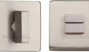 Heritage Brass SQ4035 Square Bathroom Turn & Release - Satin Nickel