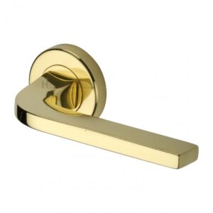Heritage Brass V2015 Bellagio Door Handle on Round Rose (Set)