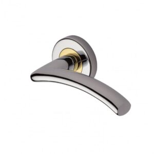 Heritage Brass V3490 Centaur Door Handle on Round Rose (Set)