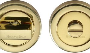 Heritage Brass V4035 Bathroom Turn & Release - Polished Brass