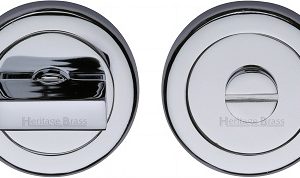 Heritage Brass V4035 Bathroom Turn & Release - Polished Chrome
