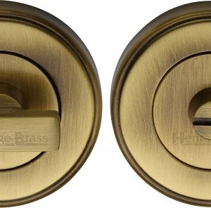 Heritage Brass V4040 Bathroom Turn & Release - Antique Brass