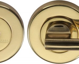 Heritage Brass V4048 Indicator Bathroom Turn & Release - Polished Brass