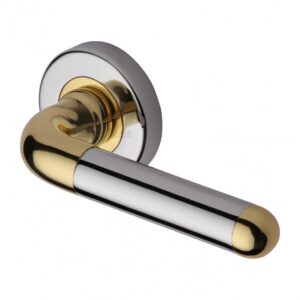 Heritage Brass VIE1920 Vienna Door Handle on Round Rose (Set)