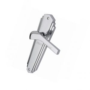 Heritage Brass Waldorf Door Handle on Plate (Set)