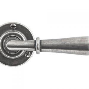 Finesse Pewter FD058 Lever on Rose Backplate (Set)