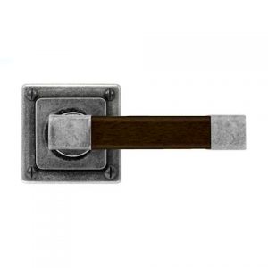 Finesse Pewter FD164 Lever on 'Jesmond' Rose Backplate (Set)