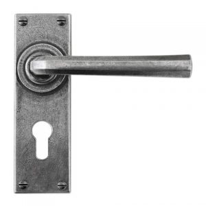 Finesse Pewter FD303E4 Tunstall Euro Lock/Keyhole (Set)