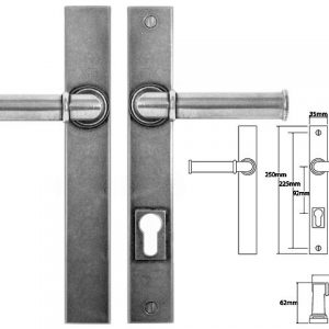Finesse Pewter FDMP20 Multipoint Lock/Patio (Set)