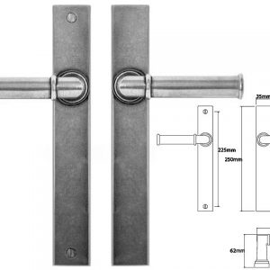 Finesse Pewter FDMP21 Multipoint Lock/Passage (Set)