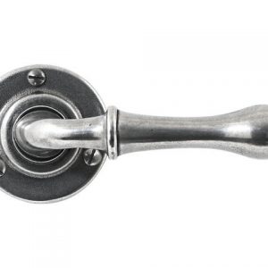 Finesse Pewter FD062 Lever on Rose Backplate (Set)