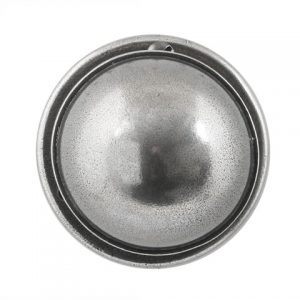 Finesse Pewter FD126 Door Knob on Rose Backplate (Set)