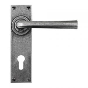 Finesse Pewter FD303E7 Tunstall Euro Lock/Keyhole (Set)