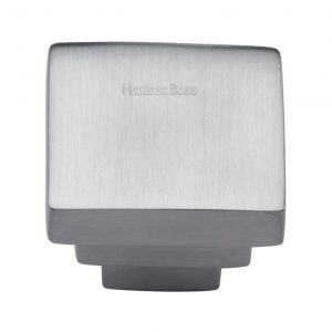 Heritage Brass C3672 32mm Square Stepped Cabinet Knob