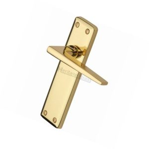 Heritage Brass Kendal Door Handle on Plate (Set)