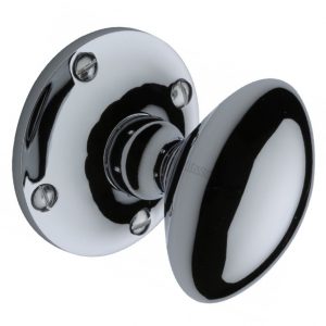 Heritage Brass MAY960 Mayfair Door Knob on Rose (Set)