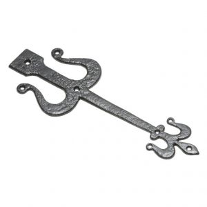 Kirkpatrick 817 Antique Fleur-De-Lys Hinge Front (Pair)