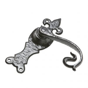 Kirkpatrick 2444 Antique Fleur-De-Lys Lever Handle (Pair)