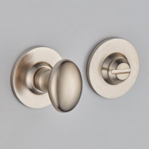 Croft 2245 Oval Knob Turn And Release On Plain Covered Rose