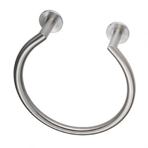 Carlisle Brass Stainless Steel Towel Ring