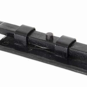 From the Anvil Black 4" Straight Door Bolt - 33013