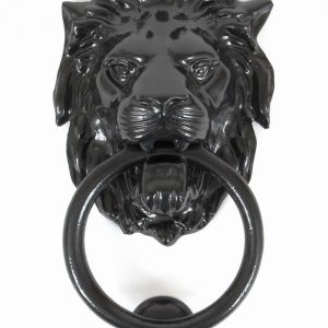 From the Anvil Black Lion Head Knocker - 33018