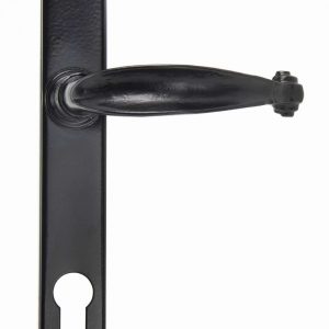 From the Anvil Black Cottage Slimline Lever Espag. Lock Set - 33035