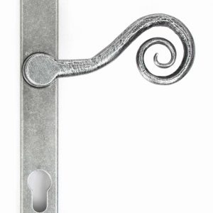 From the Anvil Pewter Monkeytail Slimline Lever Espag. Lock Set - LH - 33038L