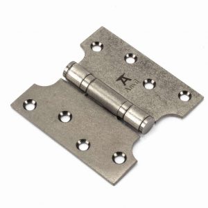 From the Anvil Pewter 4" x 2" x 4" Parliament Hinge (pair) ss - 33044