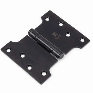 From the Anvil Black 4" x 3" x 5" Parliament Hinge (pair) ss - 33045