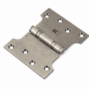 From the Anvil Pewter 4" x 3" x 5" Parliament Hinge (pair) ss - 33046