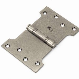 From the Anvil Pewter 4" x 4" x 6" Parliament Hinge (pair) ss - 33048