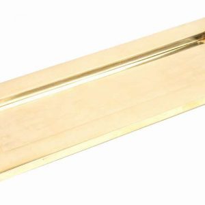 From the Anvil Polished Brass Large Letter Plate - 33050