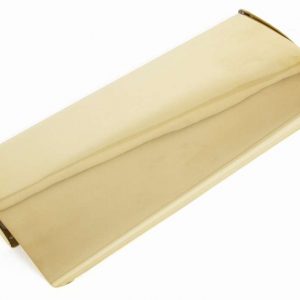 From the Anvil Polished Brass Small Letter Plate Cover - 33061