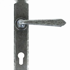 From the Anvil Pewter Cromwell Lever Espag. Lock Set - 33068