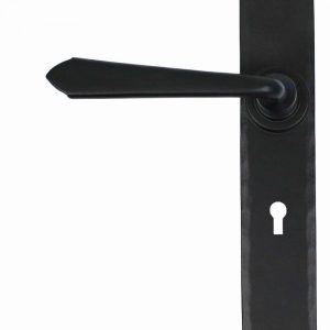 From the Anvil Black Cromwell Lever Lock Set - 33116