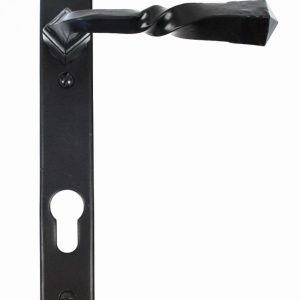 From the Anvil Black Narrow Lever Espag. Lock Set - 33119