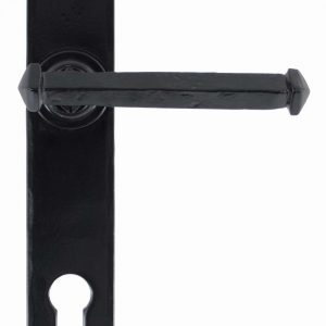 From the Anvil Black Tudor Lever Espag. Lock Set - 33172