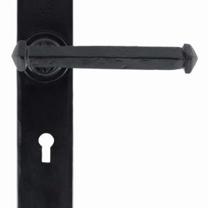 From the Anvil Black Tudor Lever Lock Set - 33247