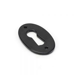 From the Anvil Black Oval Escutcheon - 33255