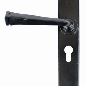 From the Anvil Black Gothic Lever Euro Lock Set - 33277