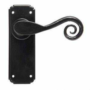 From the Anvil Black Monkeytail Lever Latch Set - 33278
