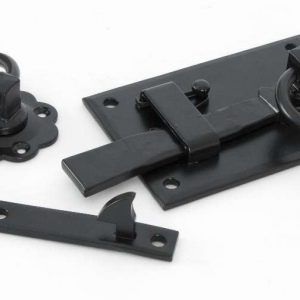 From the Anvil Black Cottage Latch - RH - 33295