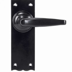 From the Anvil Black Oak Lever Latch Set - 33318