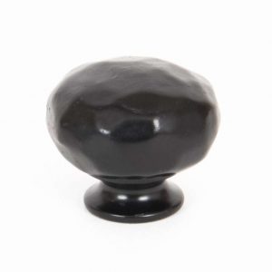 From the Anvil Black Elan Cabinet Knob - Small - 33364